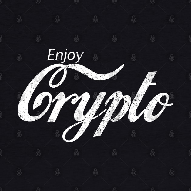 Enjoy Crypto - vintage design by BodinStreet